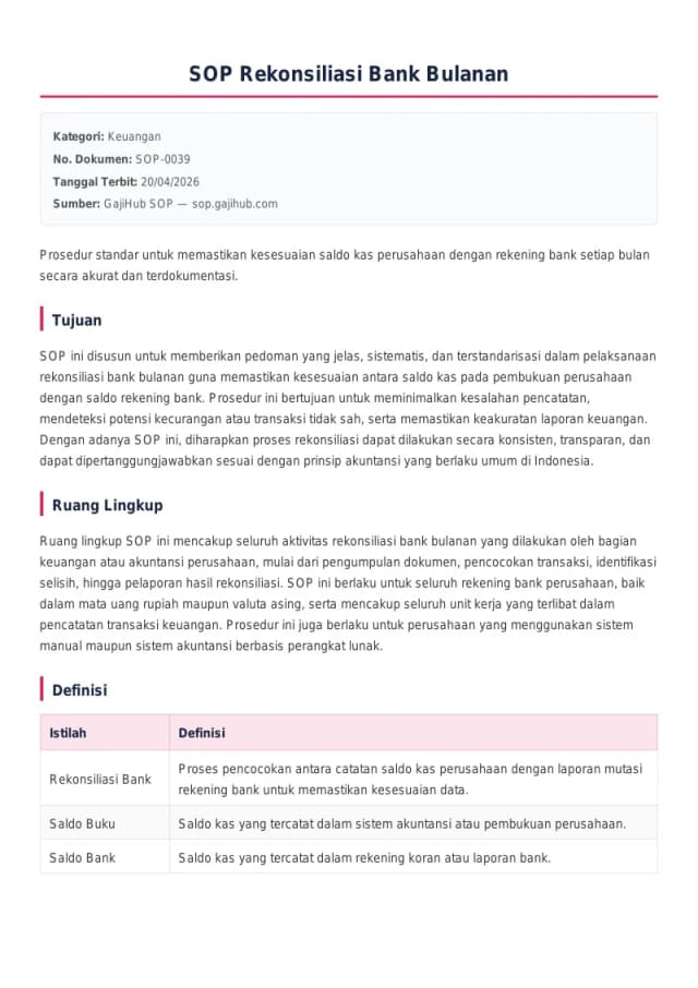 Preview SOP Rekonsiliasi Bank Bulanan